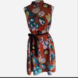 Modcloth Multicolor Floral Midi Dress